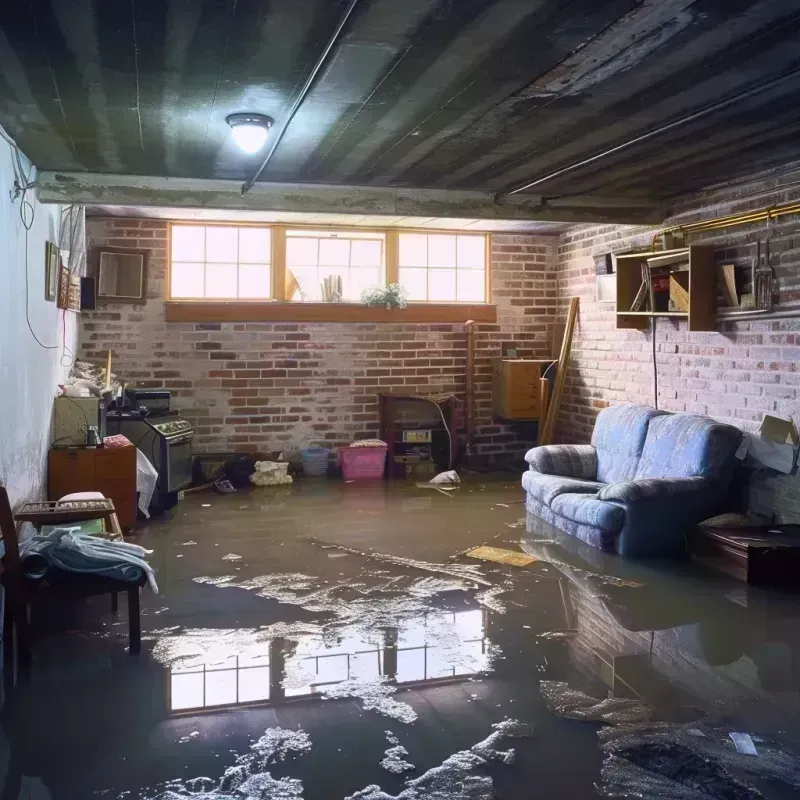 Flooded Basement Cleanup in Pinehurst, MA